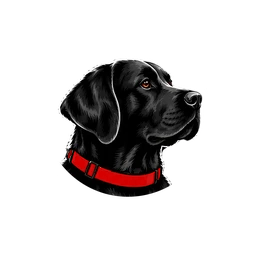 Black Dog Christmas Lights logo.